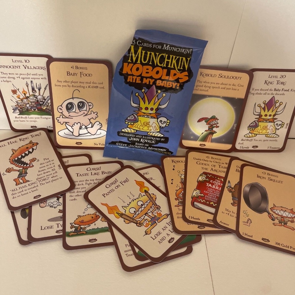 Munchkin Kobolds Ate My Baby Booster Pack - 1st Edition
